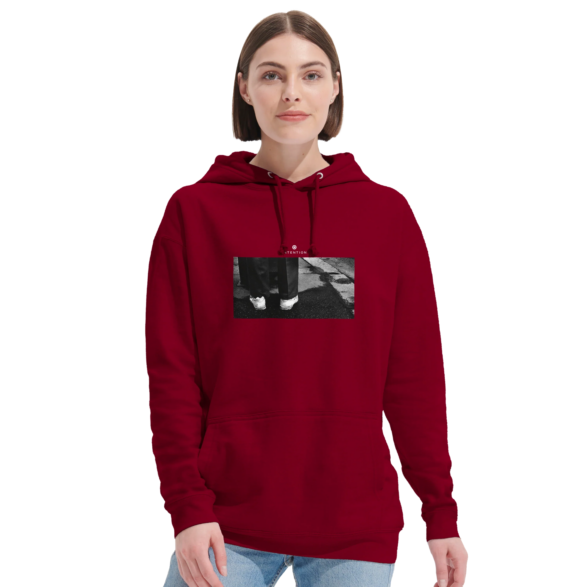 Patience - "This is Where He Stood" Hoodie Burgundy 6