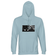 Patience - "This is Where He Stood" Hoodie creamy blue 1