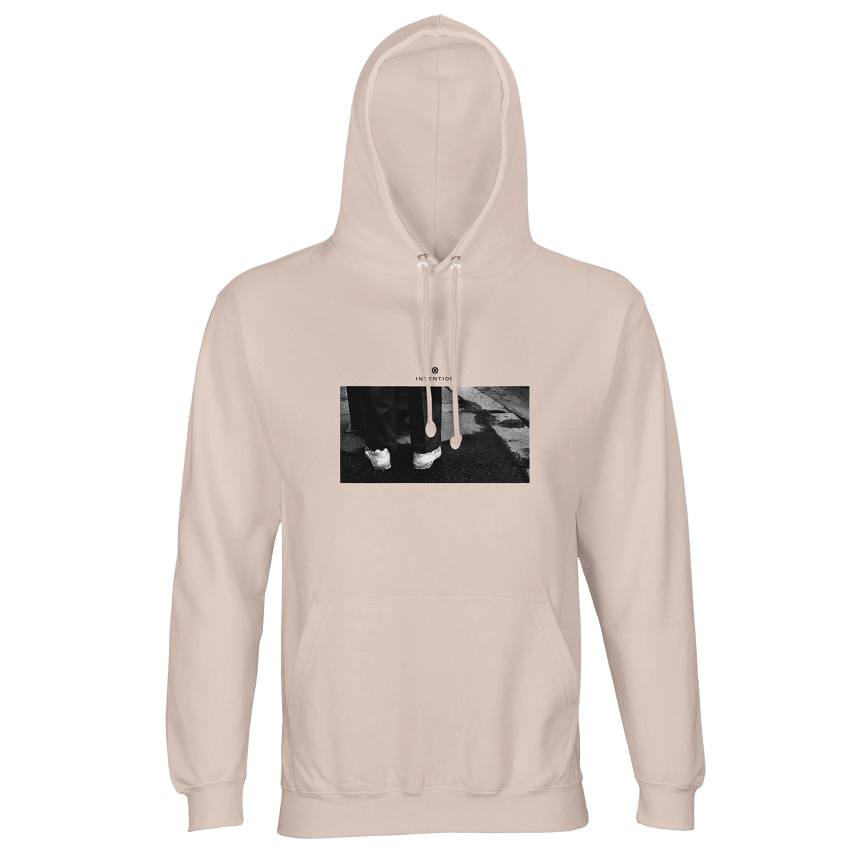 Patience - "This is Where He Stood" Hoodie creamy pink 1