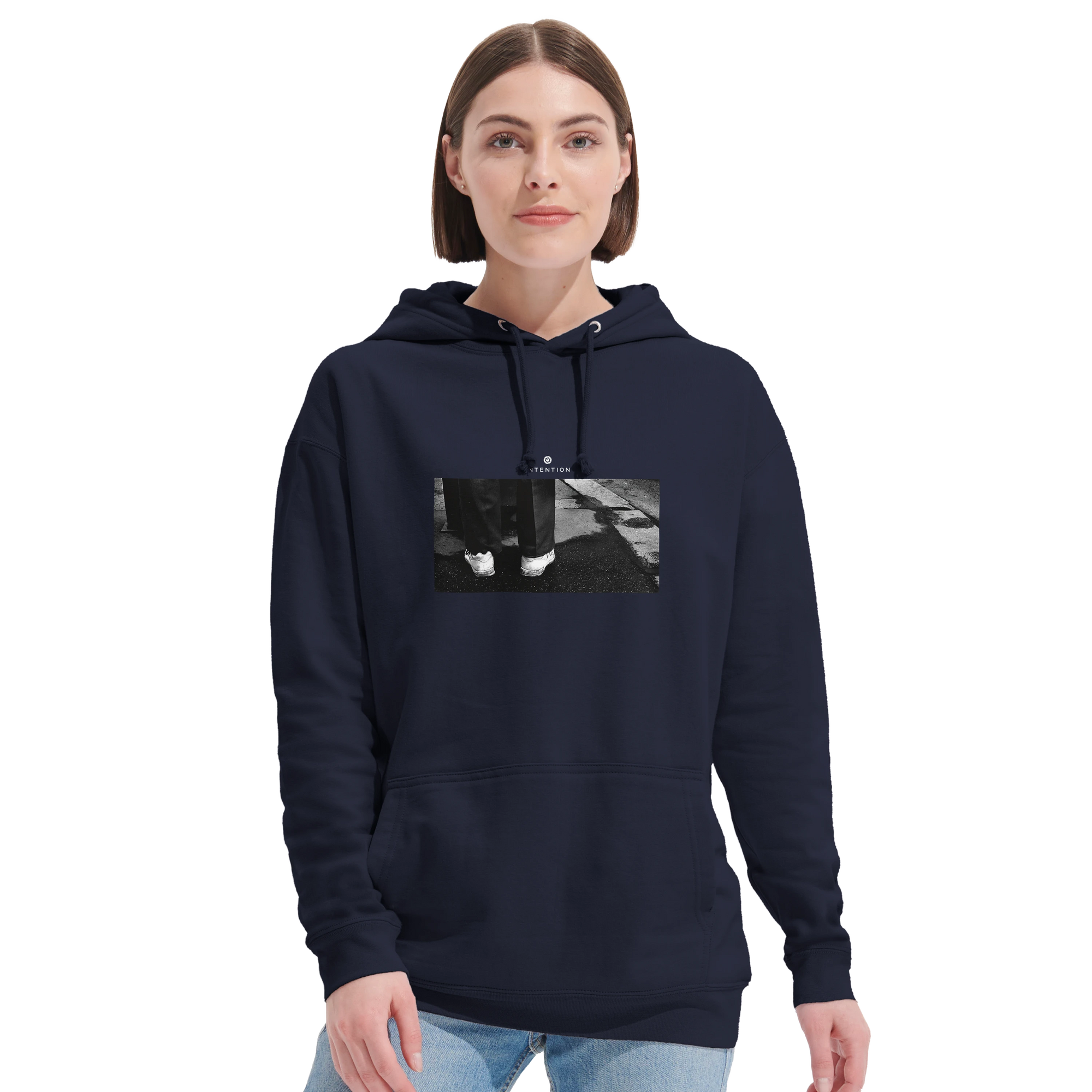 Patience - "This is Where He Stood" Hoodie French Navy 5