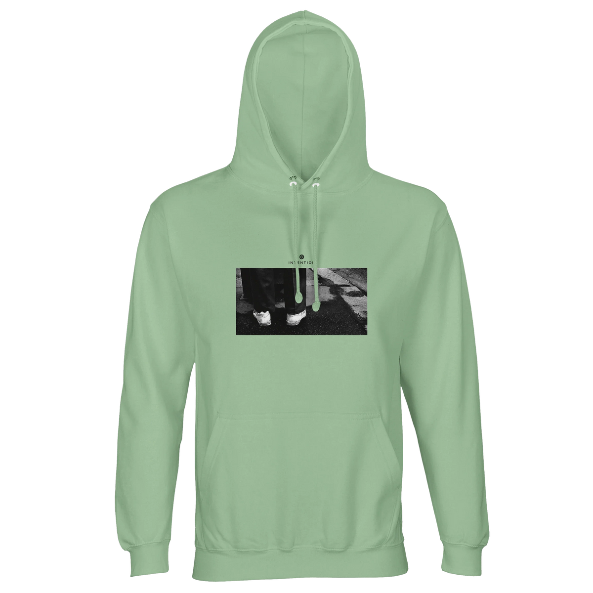 Patience - "This is Where He Stood" Hoodie frozen green 1