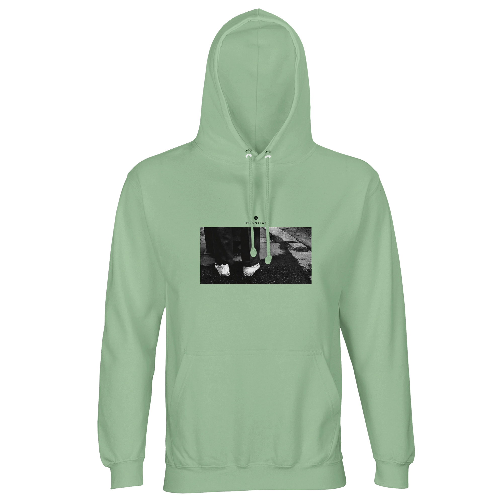 Patience - "This is Where He Stood" Hoodie frozen green 1
