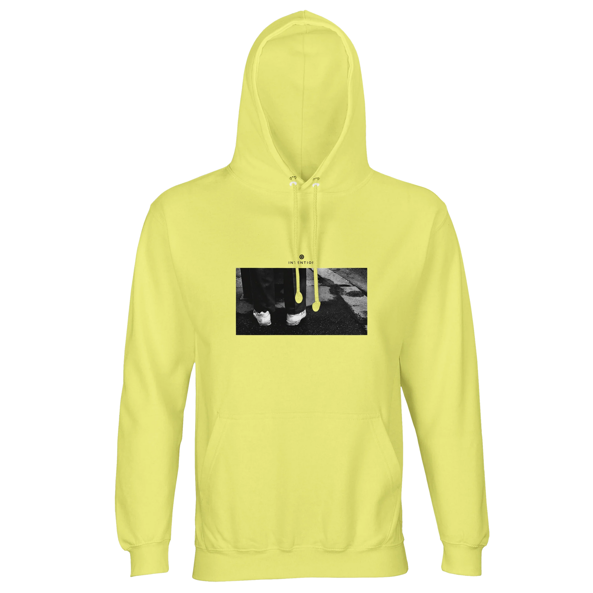 Patience - "This is Where He Stood" Hoodie Light Yellow 1