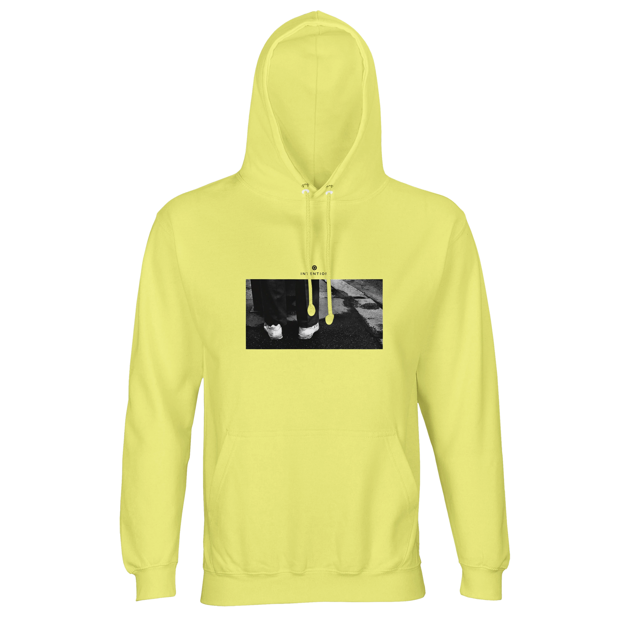 Patience - "This is Where He Stood" Hoodie Light Yellow 1