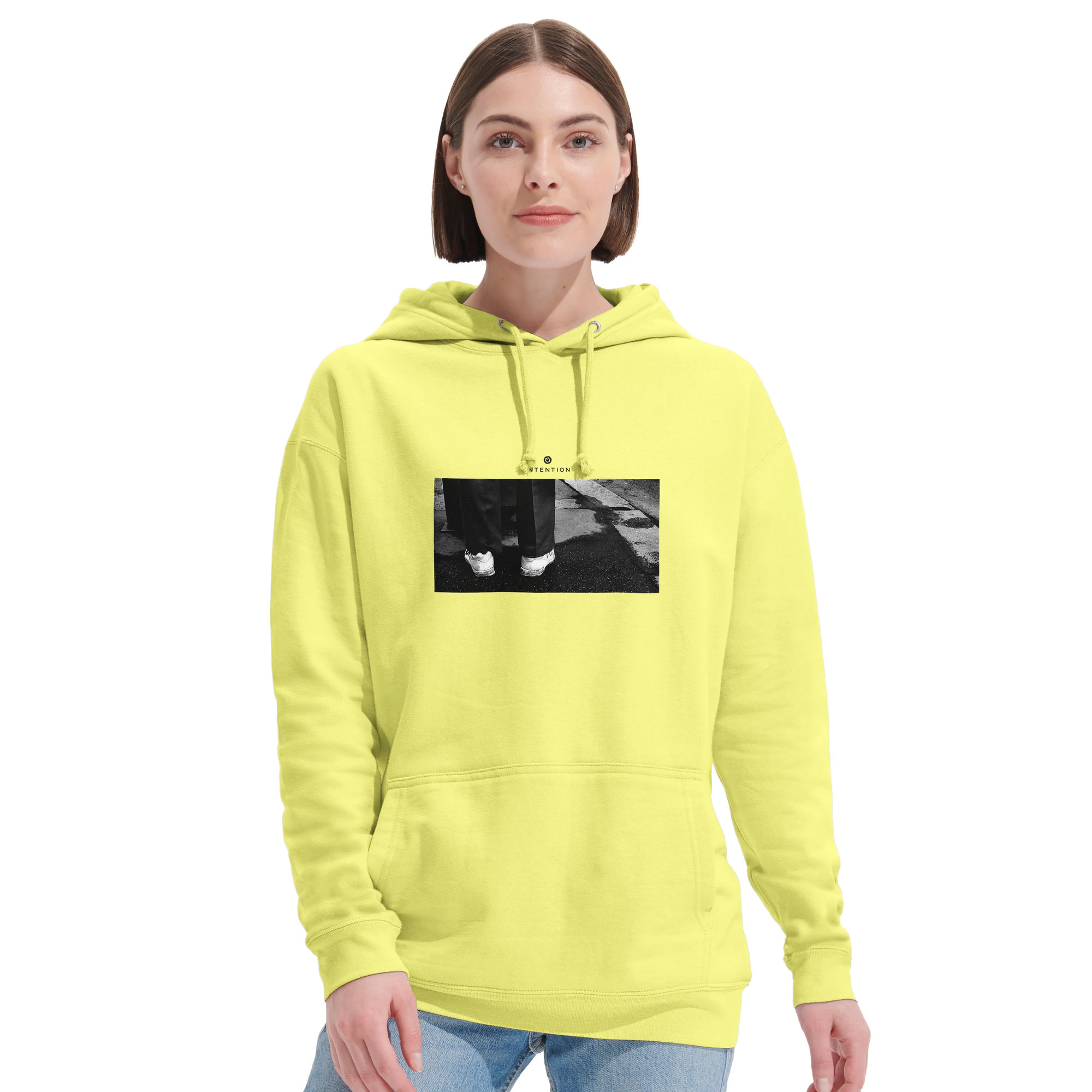 Patience - "This is Where He Stood" Hoodie Light Yellow 5
