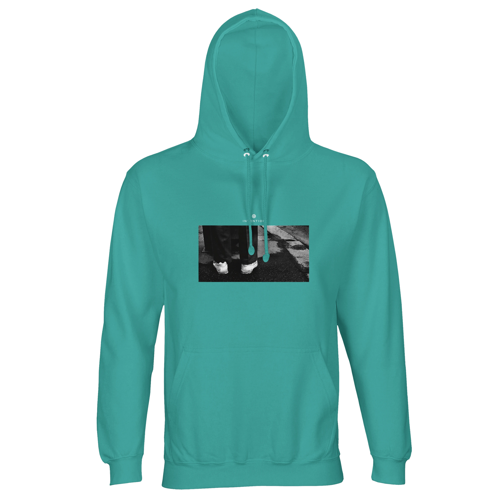 Patience - "This is Where He Stood" Hoodie pool blue 1