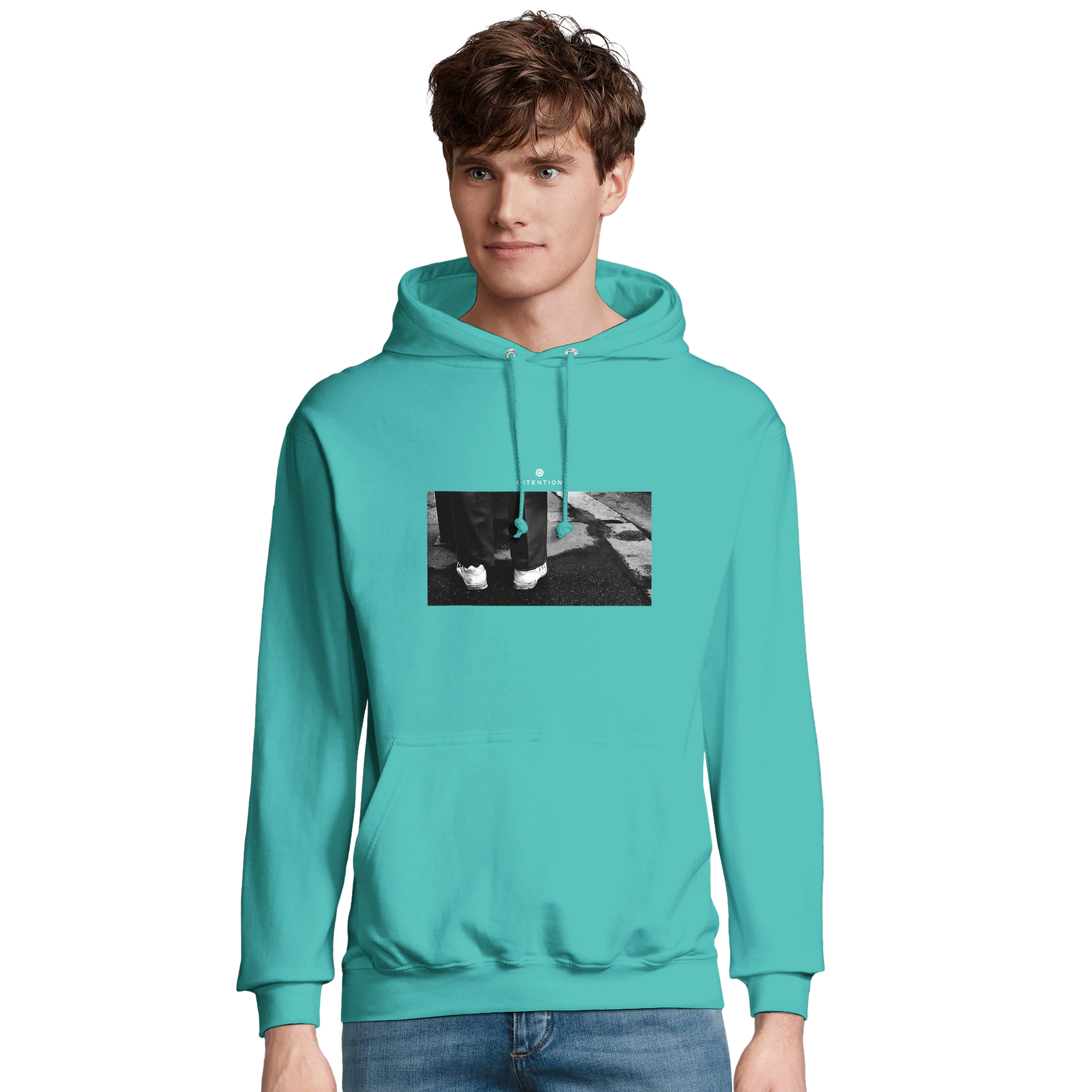 Patience - "This is Where He Stood" Hoodie pool blue 3