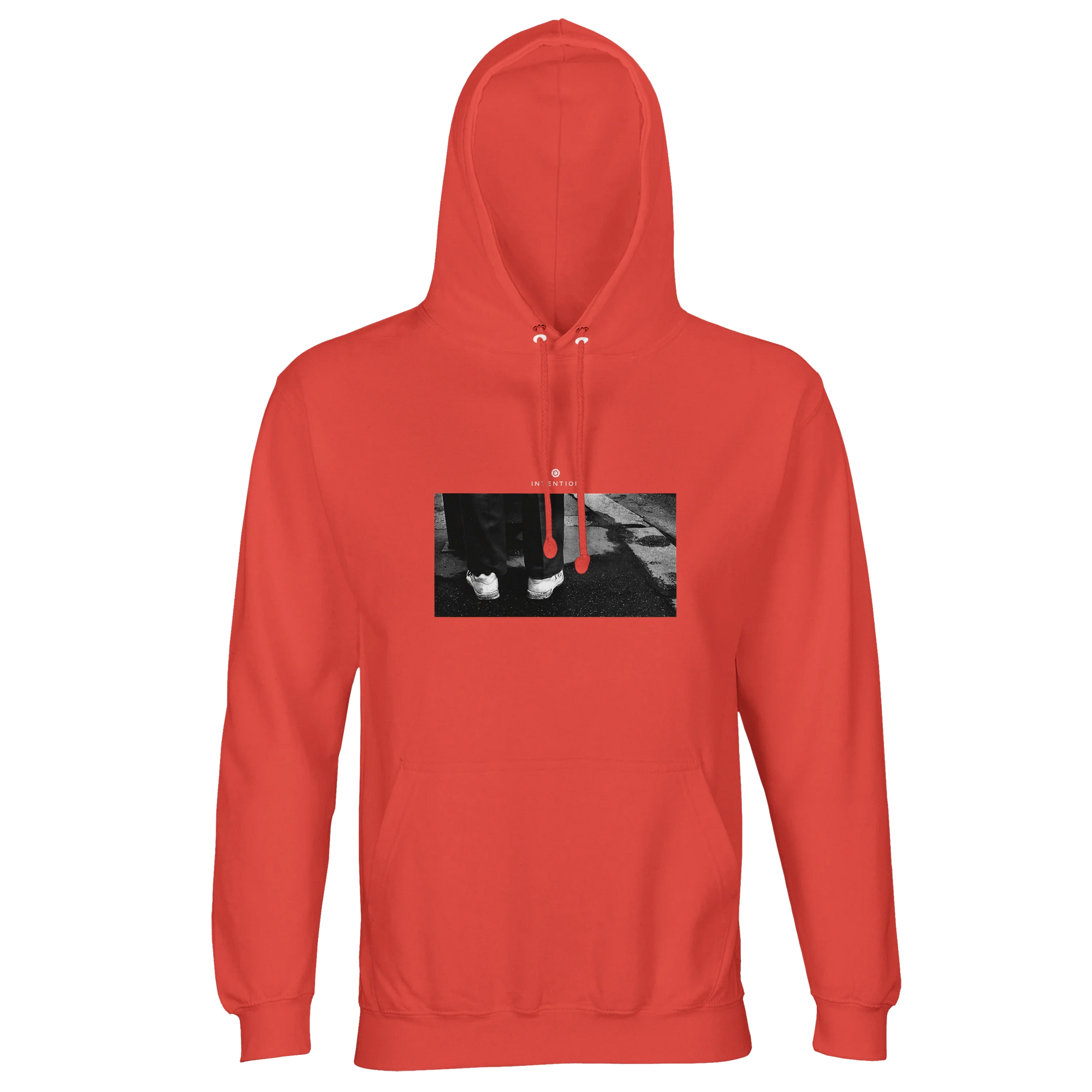 Patience - "This is Where He Stood" Hoodie pop orange 1