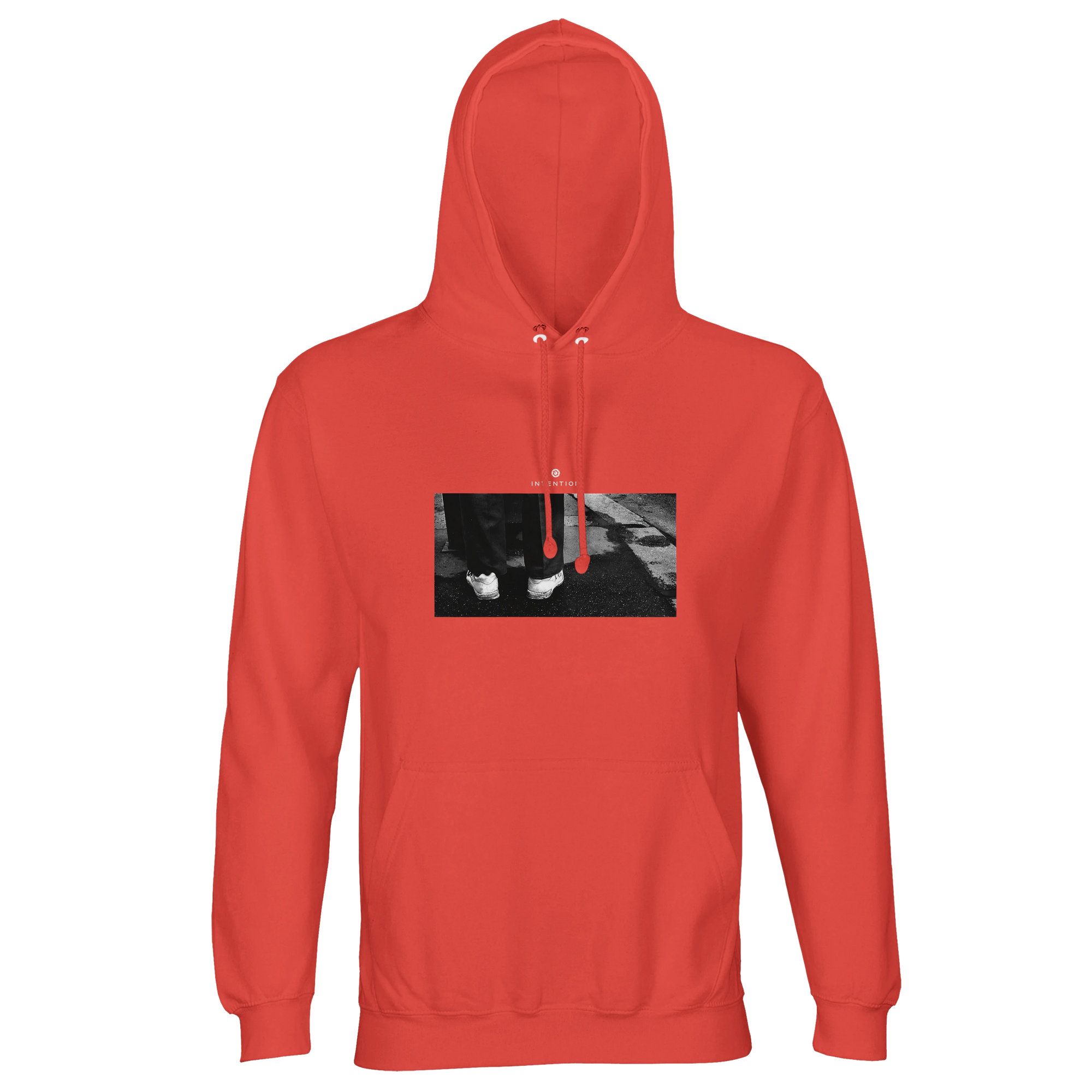 Patience - "This is Where He Stood" Hoodie pop orange 1