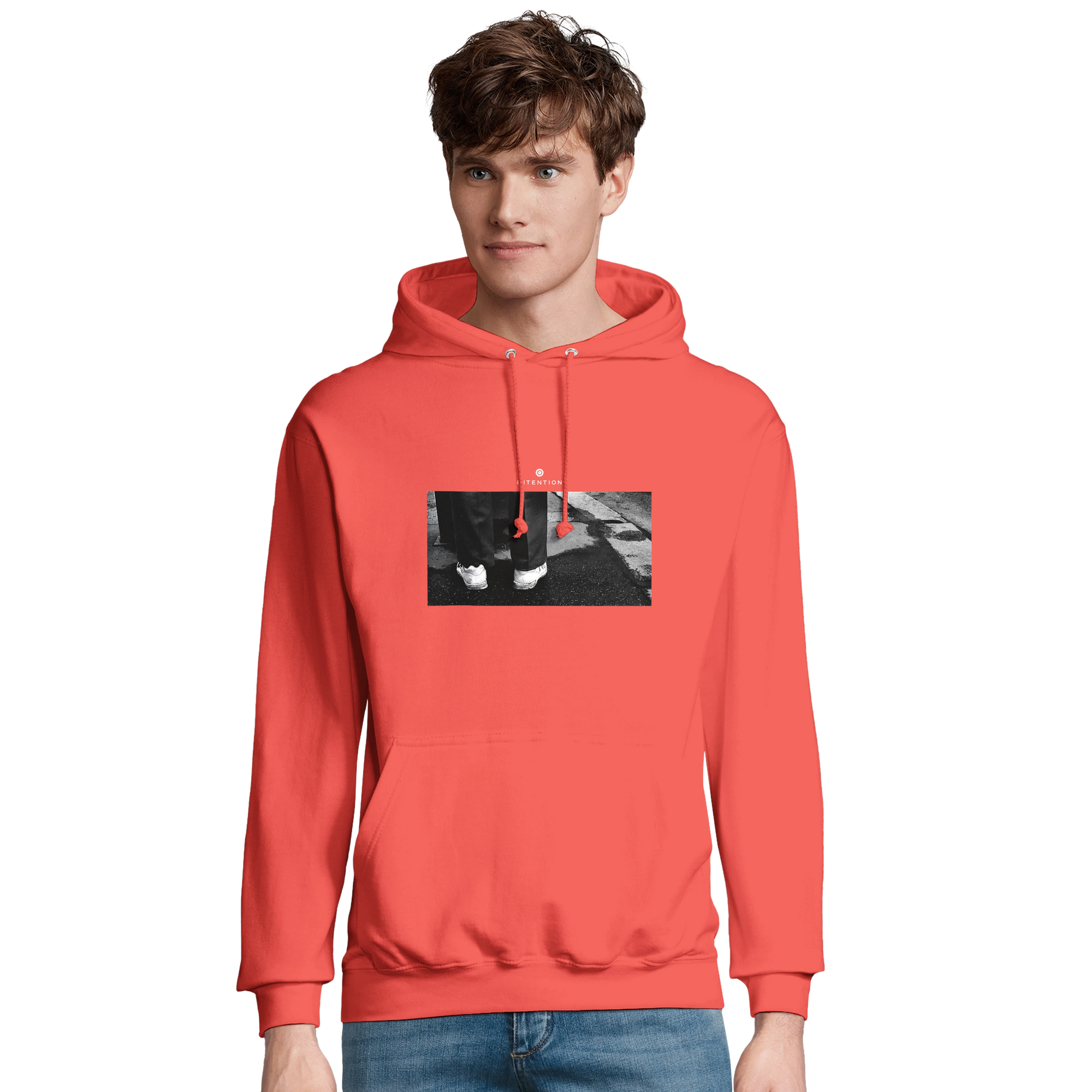 Patience - "This is Where He Stood" Hoodie pop orange 3