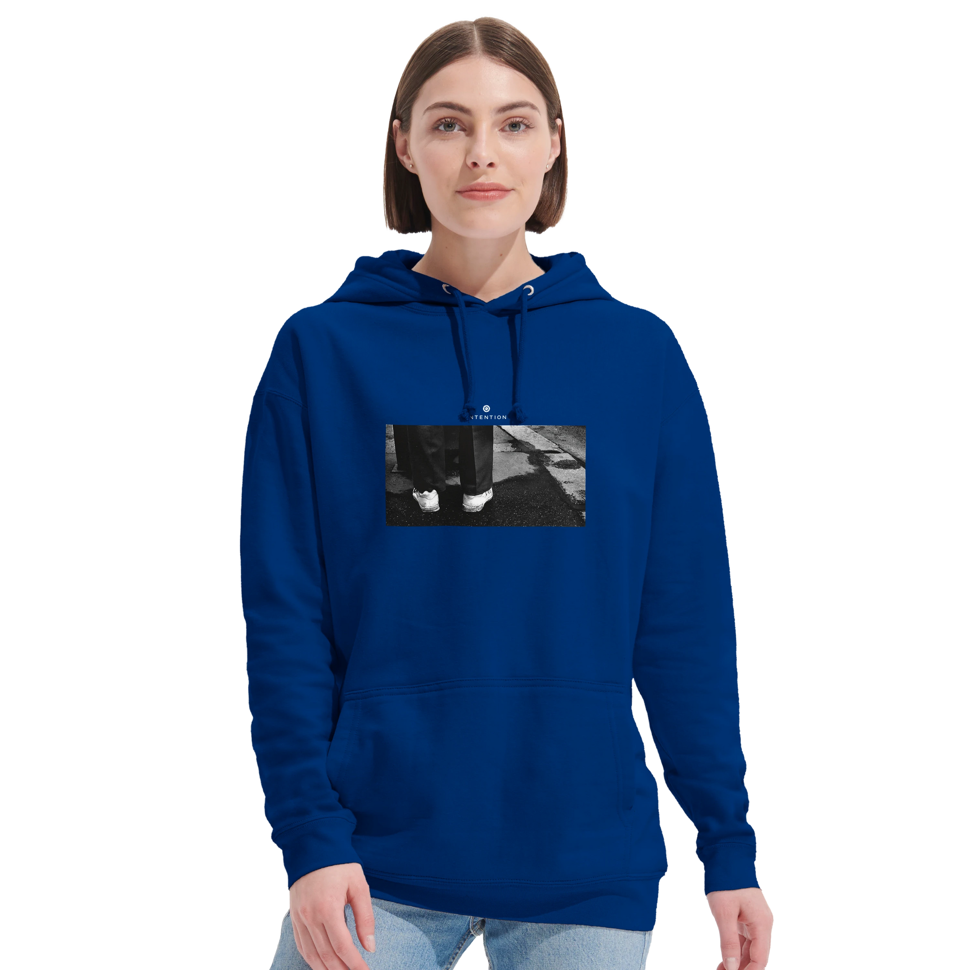 Patience - "This is Where He Stood" Hoodie Royal Blue 5