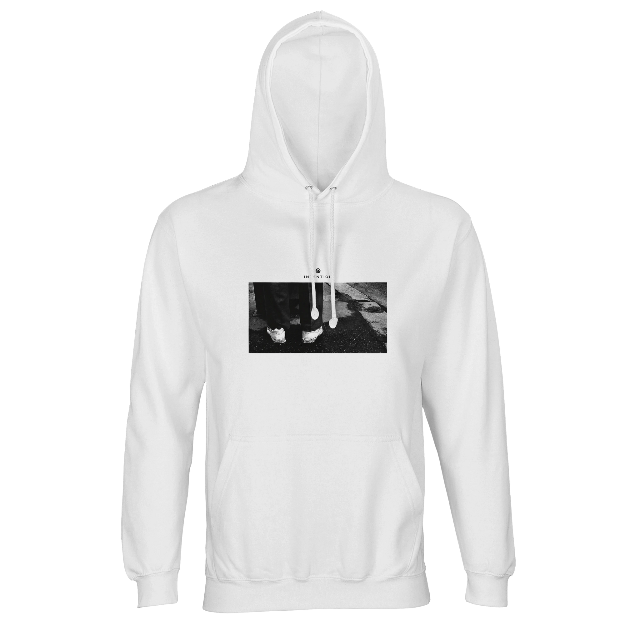 Patience - "This is Where He Stood" Hoodie White 1