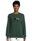Patience - "This is Where He Stood" Sweatshirt Bottle Green XS 33