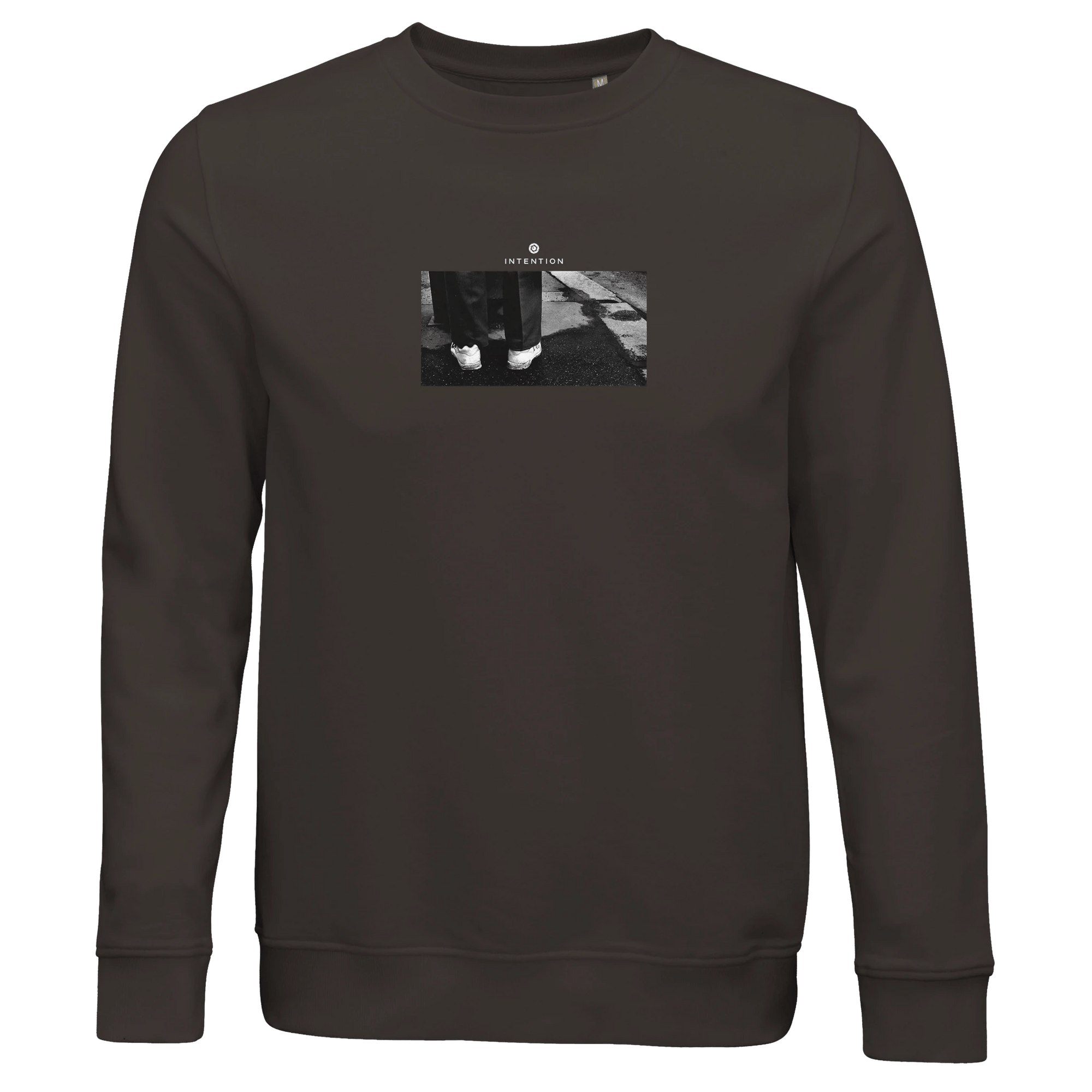 Patience - "This is Where He Stood" Sweatshirt deep charcoal grey XS 16