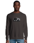 Patience - "This is Where He Stood" Sweatshirt deep charcoal grey XS 18