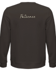 Patience - "This is Where He Stood" Sweatshirt deep charcoal grey XS 17