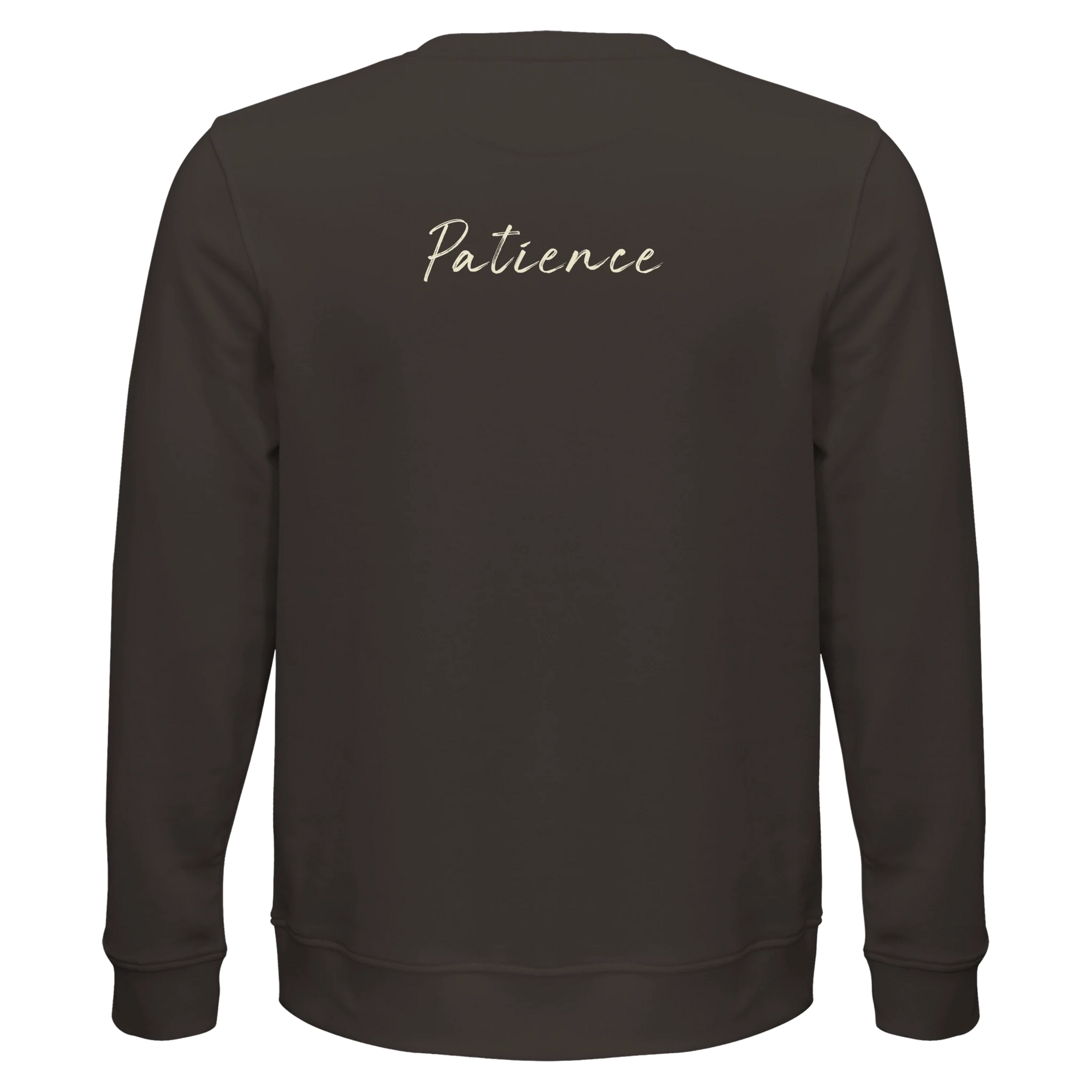 Patience - "This is Where He Stood" Sweatshirt deep charcoal grey XS 17