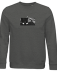 Patience - "This is Where He Stood" Sweatshirt Grey Melange XS 10