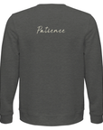 Patience - "This is Where He Stood" Sweatshirt Grey Melange XS 11