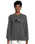 Patience - "This is Where He Stood" Sweatshirt Grey Melange XS 14