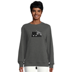Patience - "This is Where He Stood" Sweatshirt Grey Melange XS 5