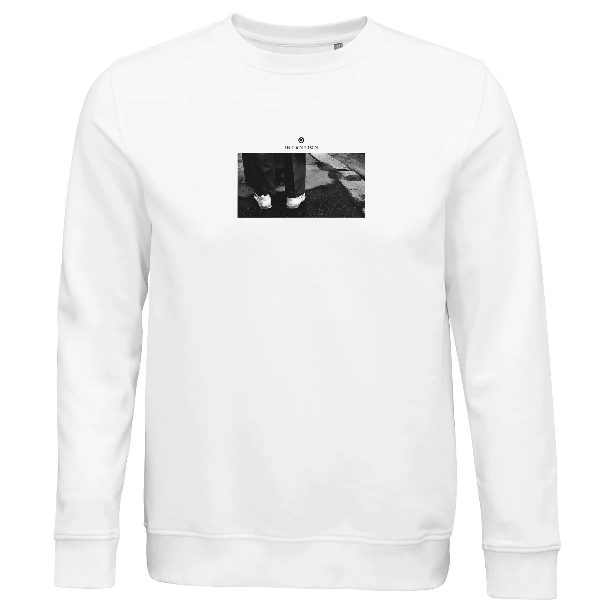 Patience - "This is Where He Stood" Sweatshirt White XS 4