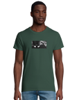 Patience - "This is Where He Stood" T-shirt Bottle Green XS 3