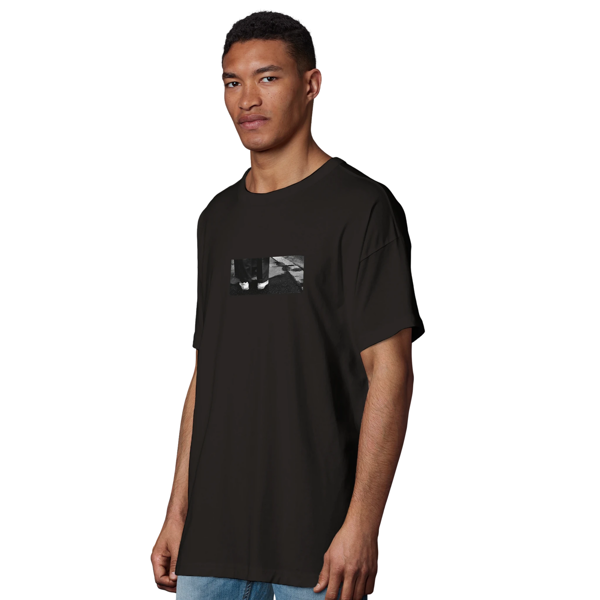 Patience - "This is Where He Stood" T-shirt Deep Black S 15