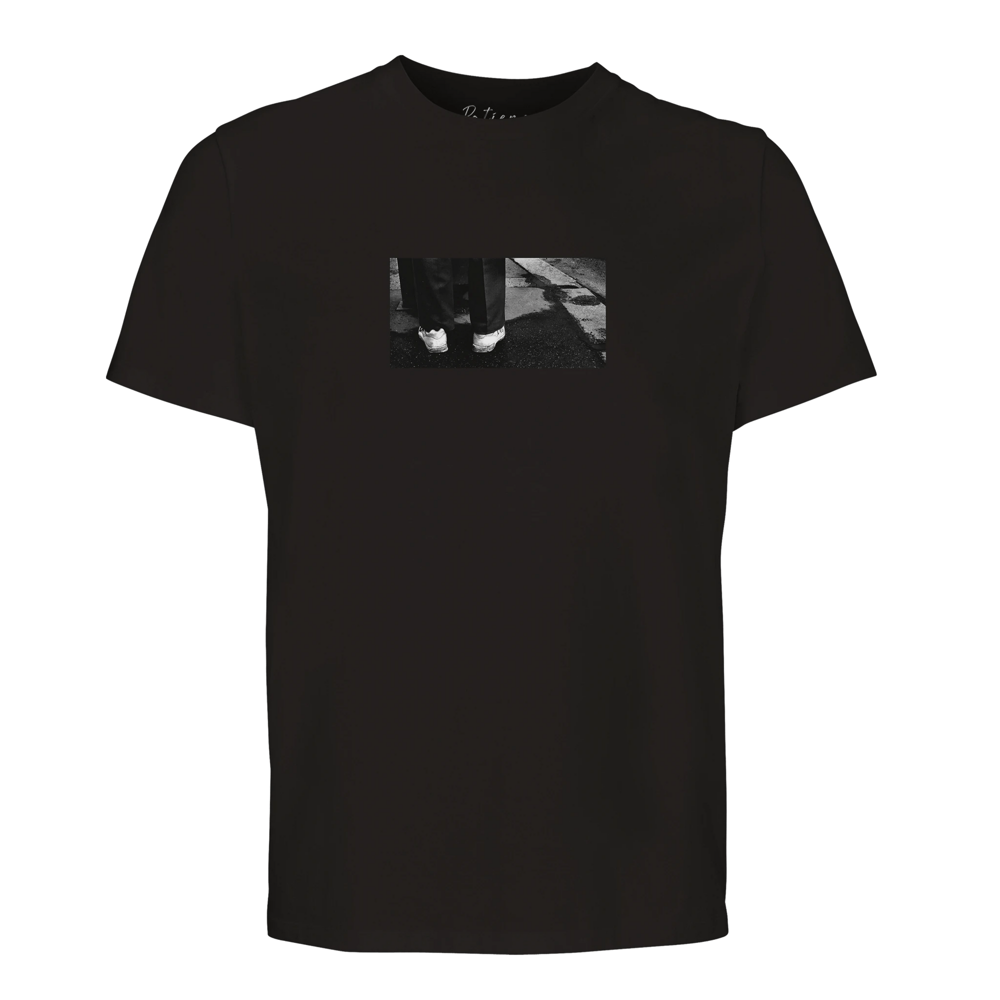 Patience - "This is Where He Stood" T-shirt Deep Black XS 10