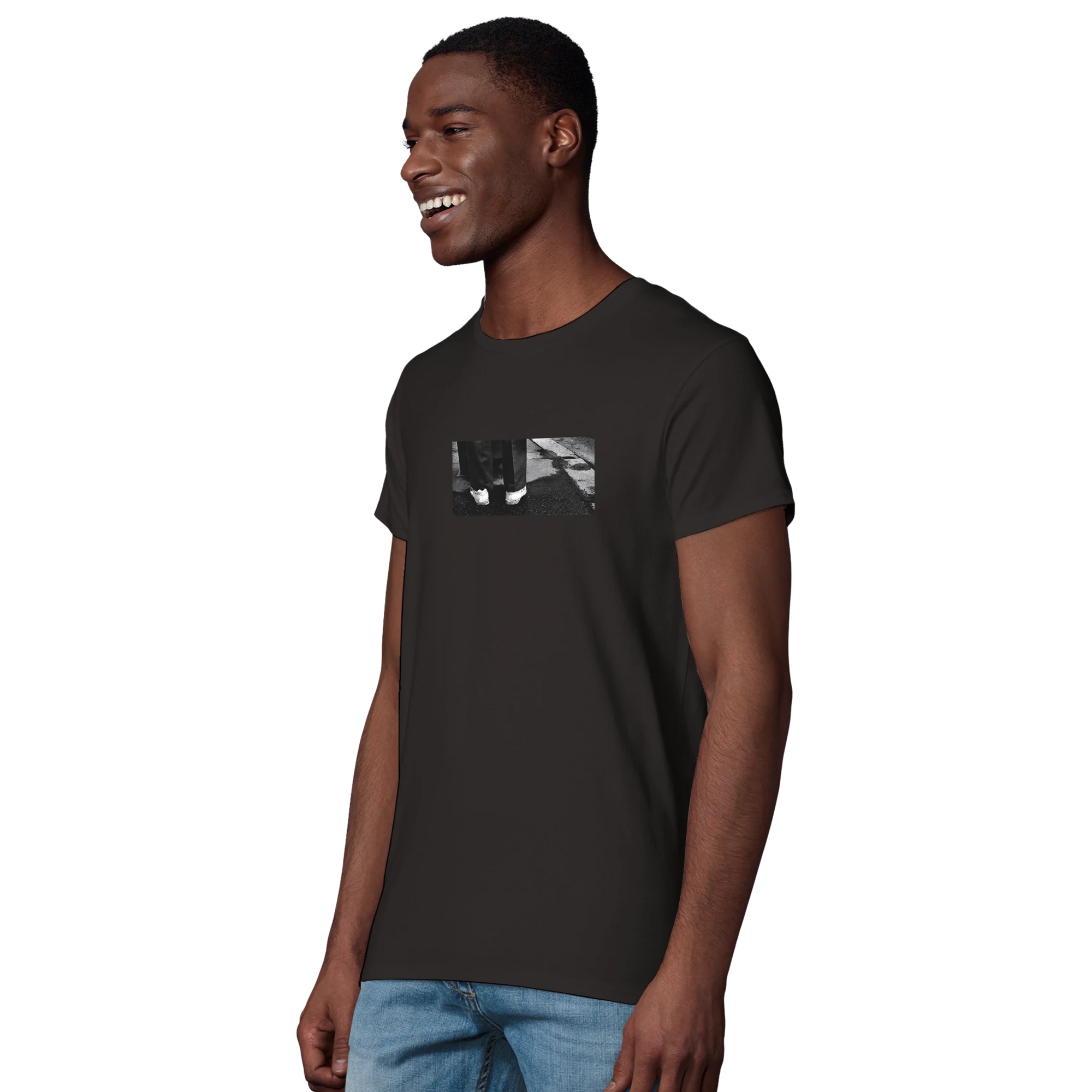 Patience - "This is Where He Stood" T-shirt Deep Black XS 6