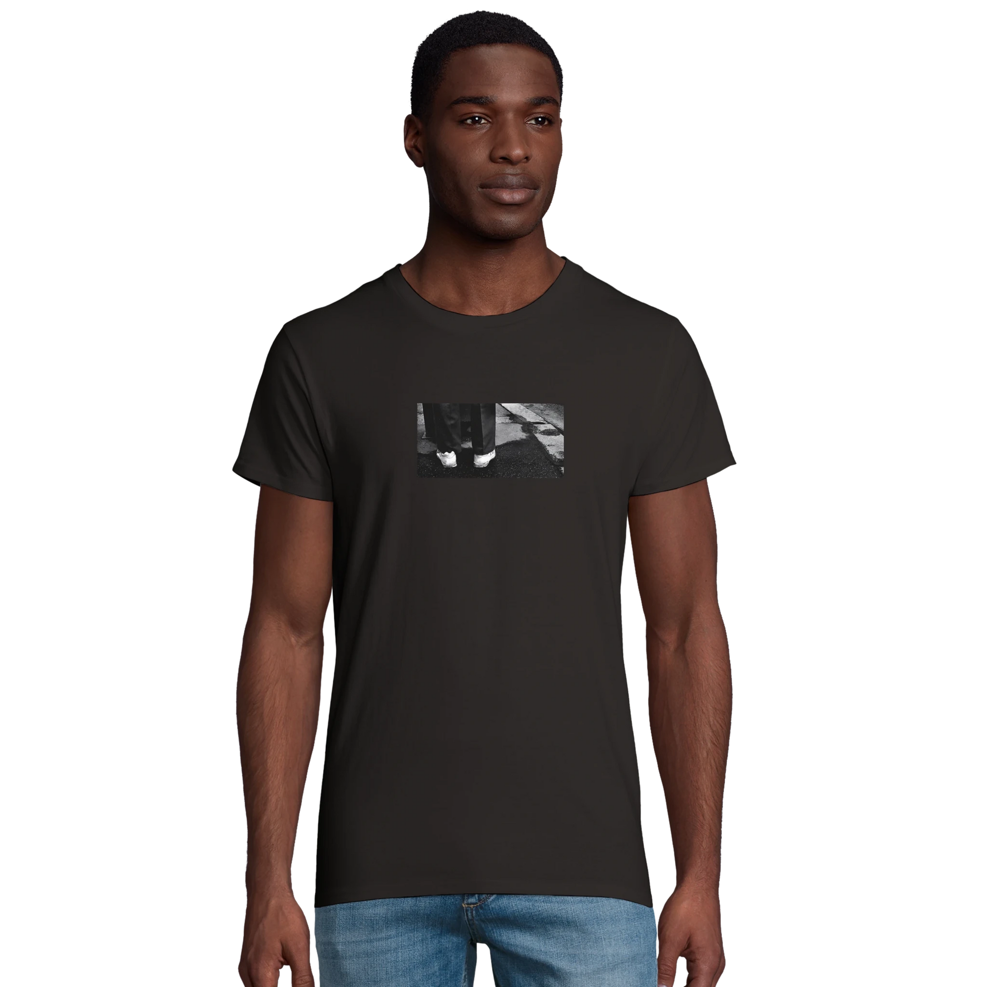 Patience - "This is Where He Stood" T-shirt Deep Black XS 4