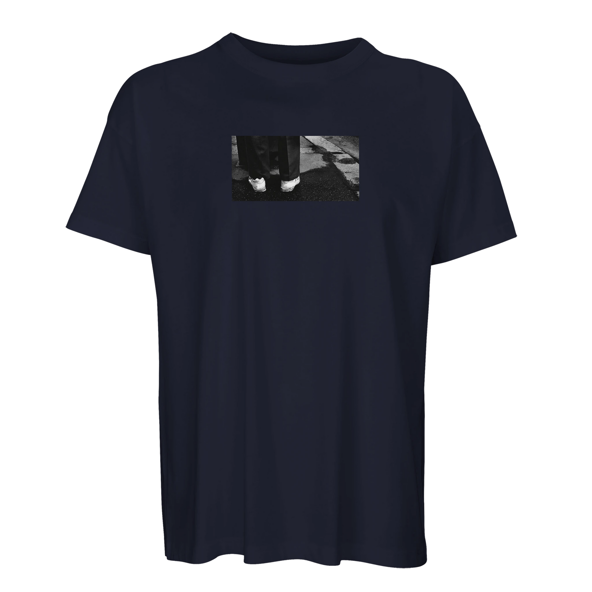 Patience - "This is Where He Stood" T-shirt French Navy S 28