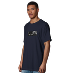 Patience - "This is Where He Stood" T-shirt French Navy S 6