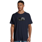 Patience - "This is Where He Stood" T-shirt French Navy S 4