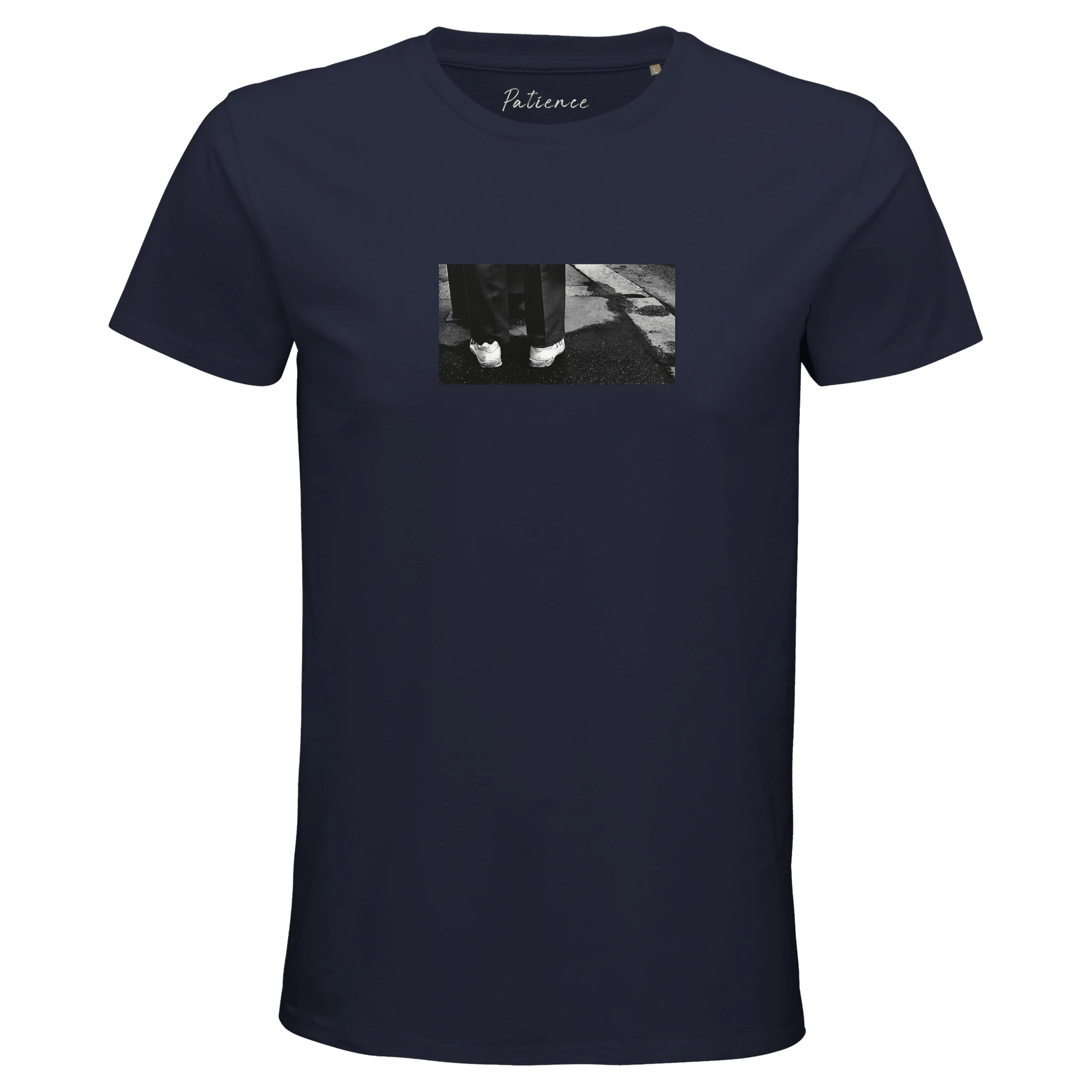Patience - "This is Where He Stood" T-shirt French Navy XS 11
