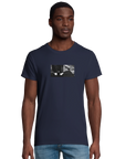 Patience - "This is Where He Stood" T-shirt French Navy XS 4