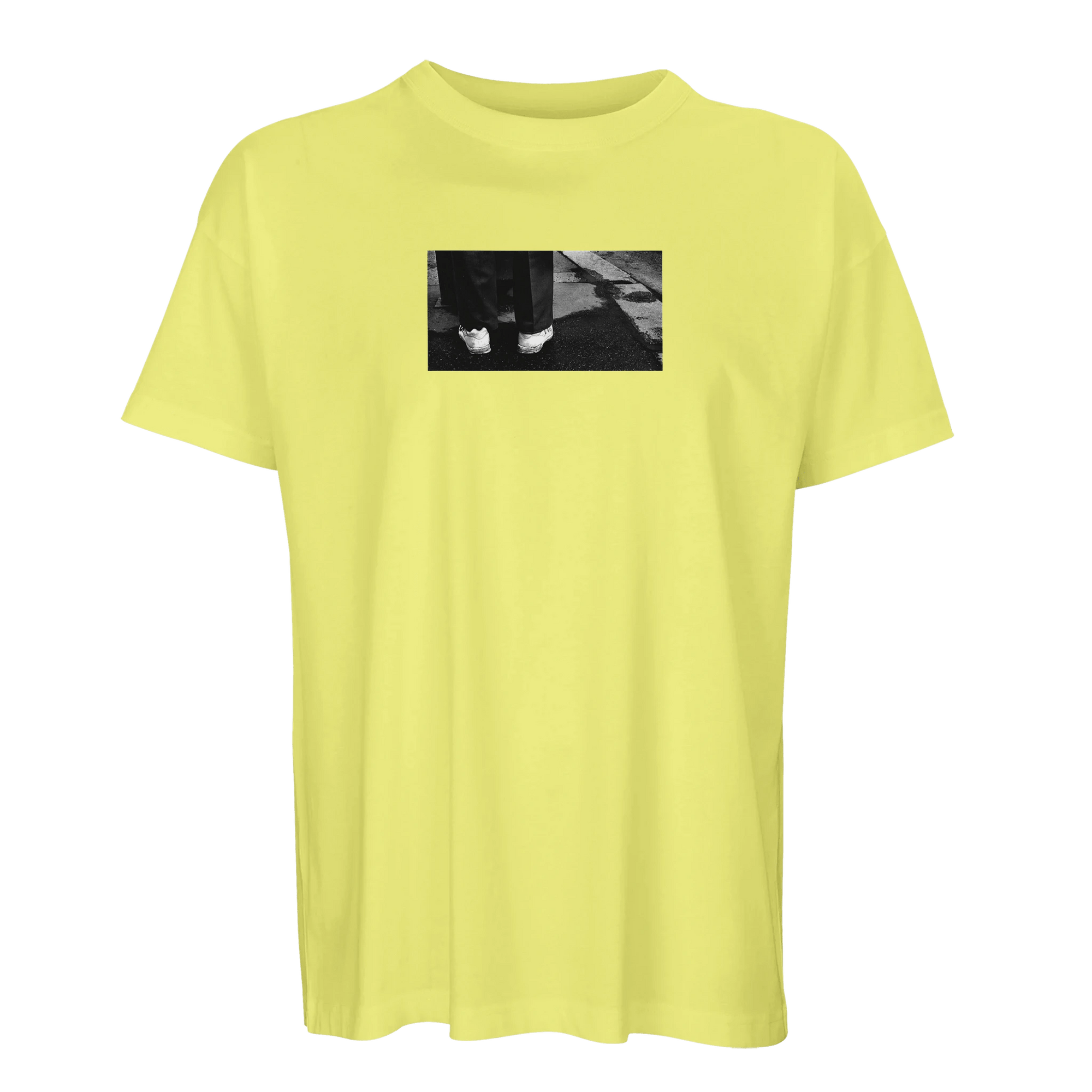 Patience - "This is Where He Stood" T-shirt Light Yellow S 22