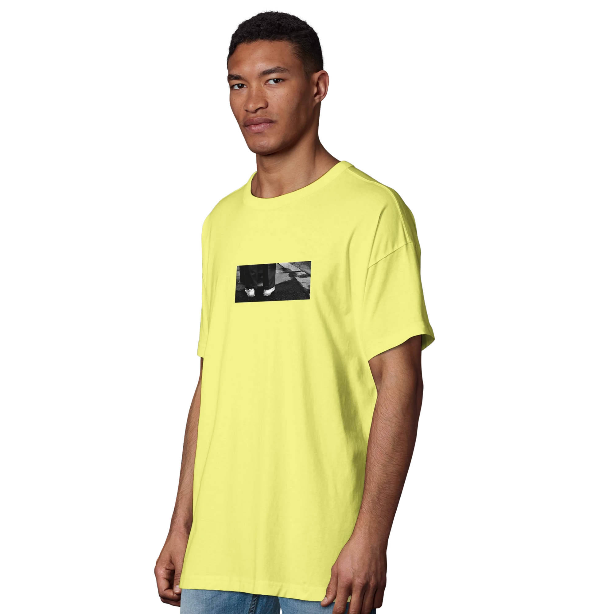 Patience - "This is Where He Stood" T-shirt Light Yellow S 27