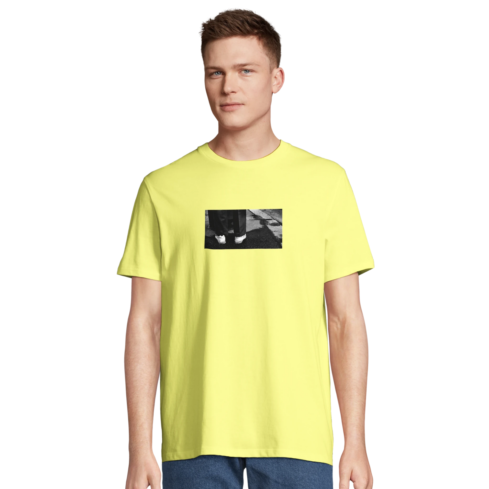 Patience - "This is Where He Stood" T-shirt Light Yellow XS 37