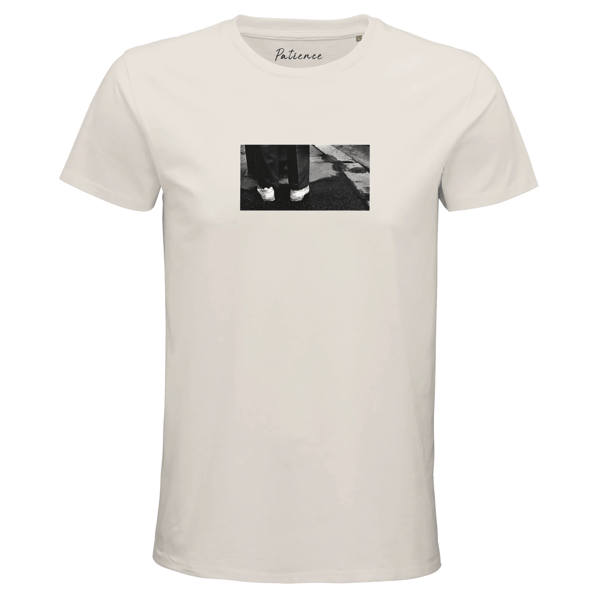 Patience - "This is Where He Stood" T-shirt Off White XS 9