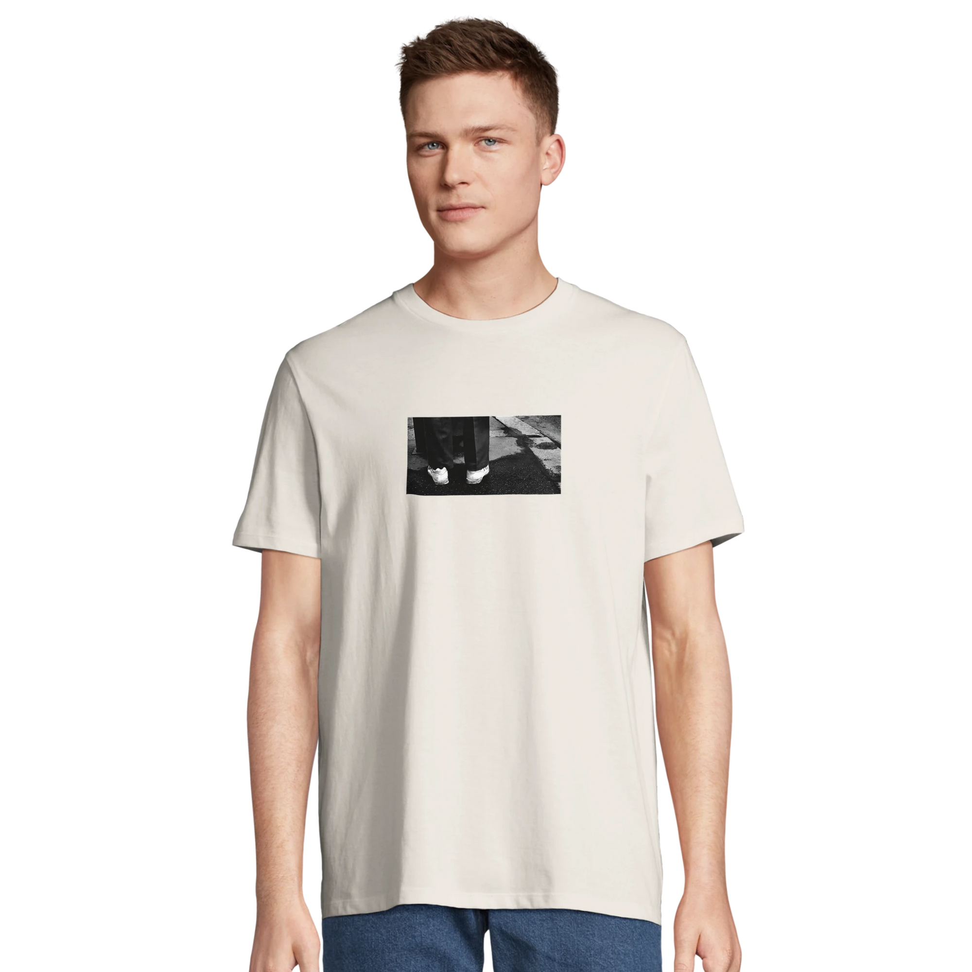 Patience - "This is Where He Stood" T-shirt Off White XS 19