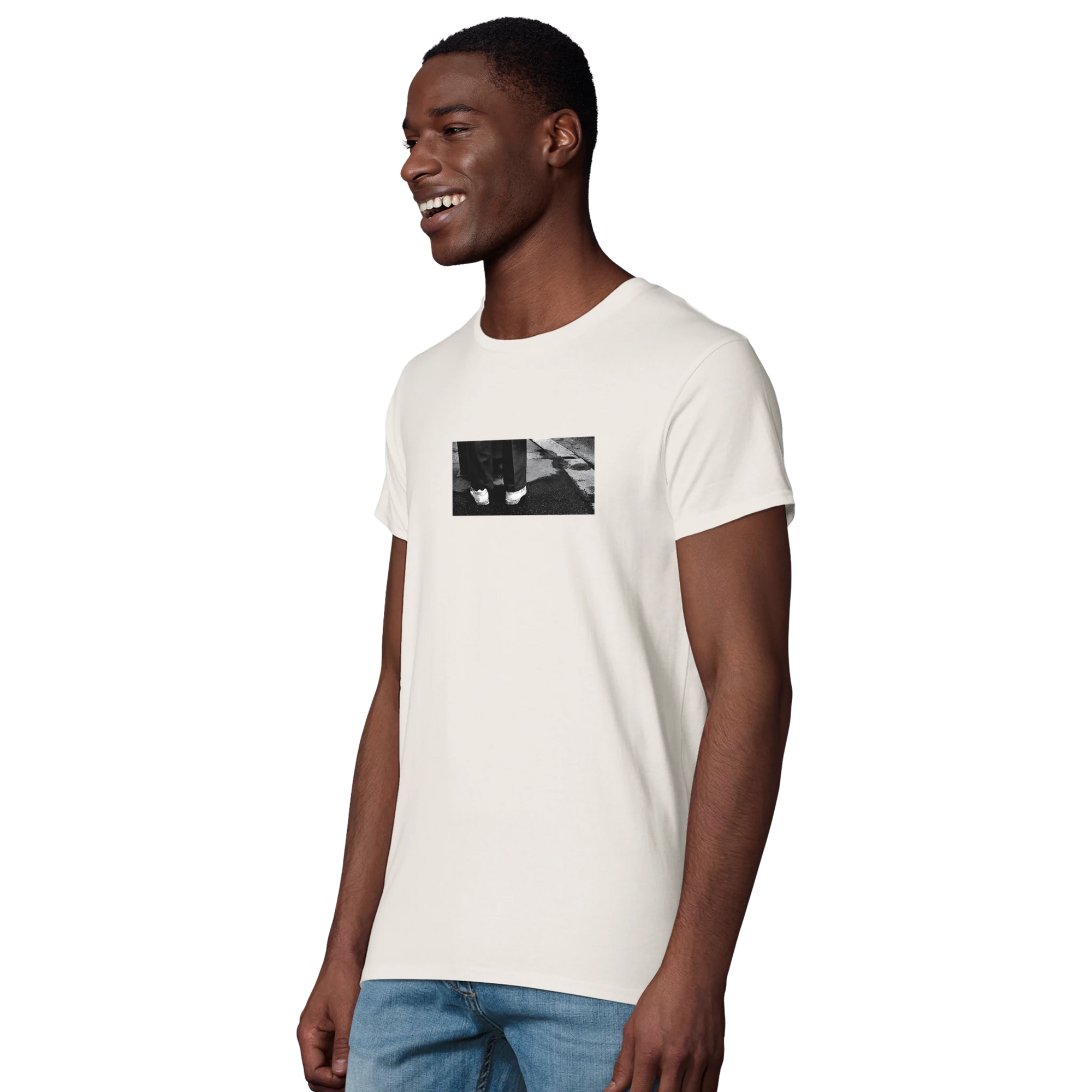 Patience - "This is Where He Stood" T-shirt Off White XS 6