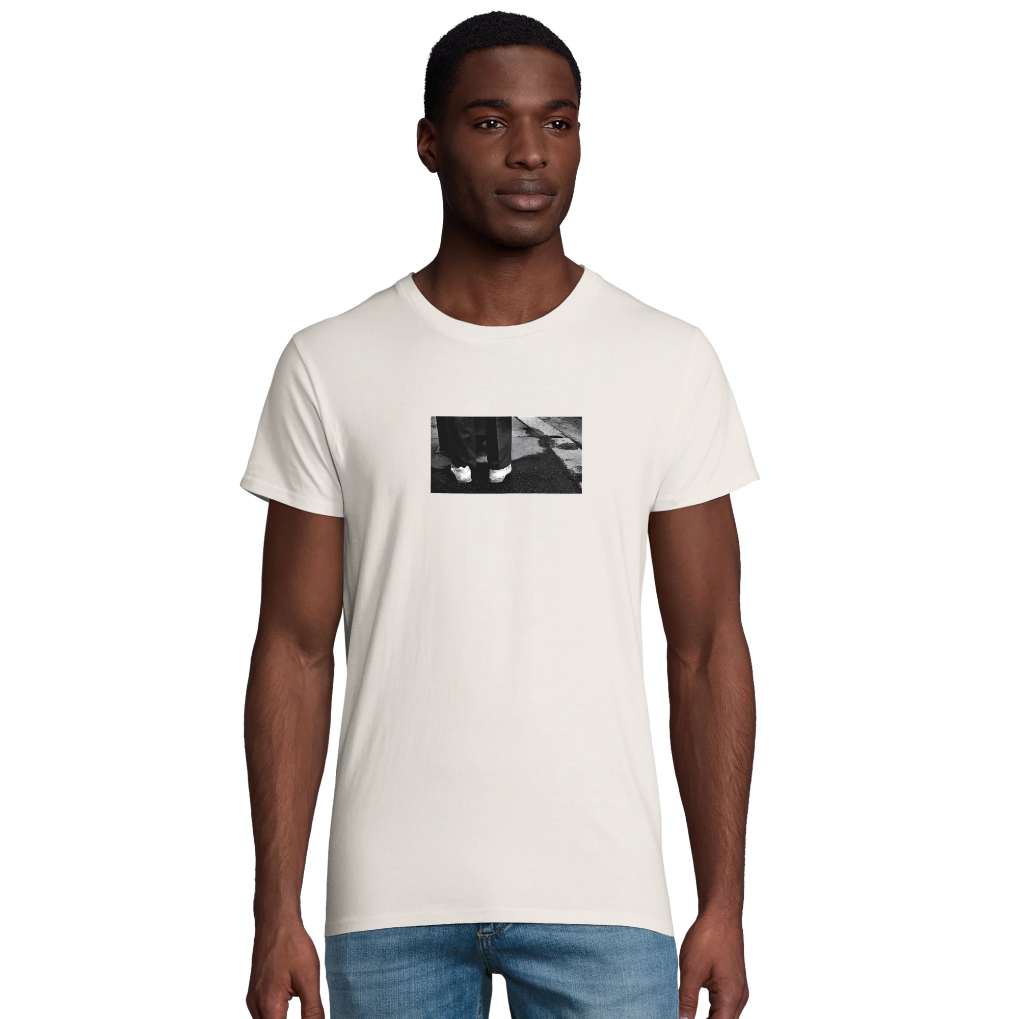 Patience - "This is Where He Stood" T-shirt Off White XS 4
