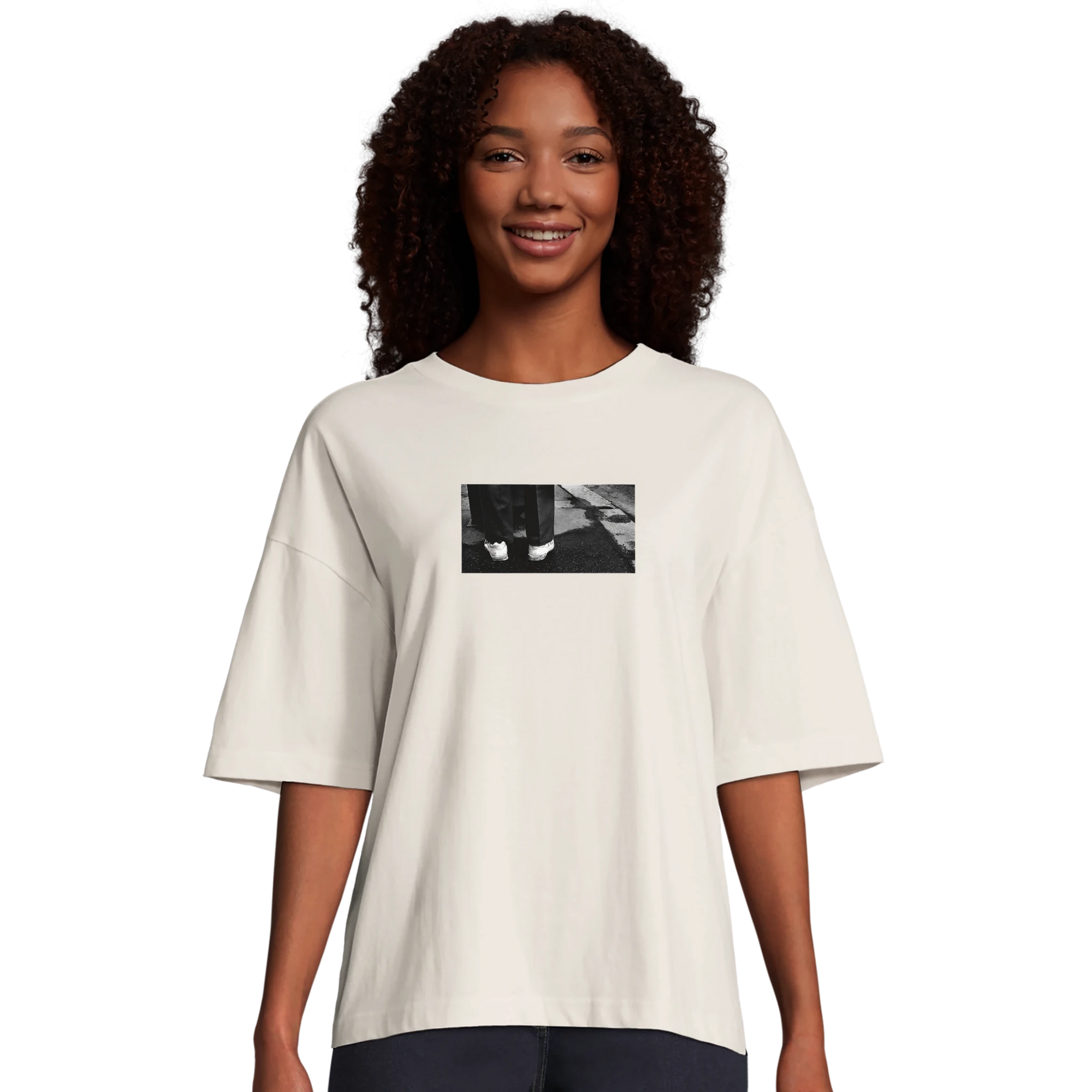 Patience - "This is Where He Stood" T-shirt Off White XS 7