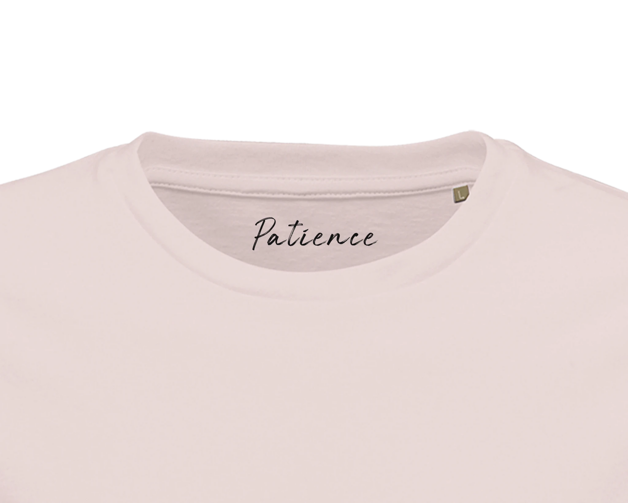 Patience - "This is Where He Stood" T-shirt Pale Pink XS 2