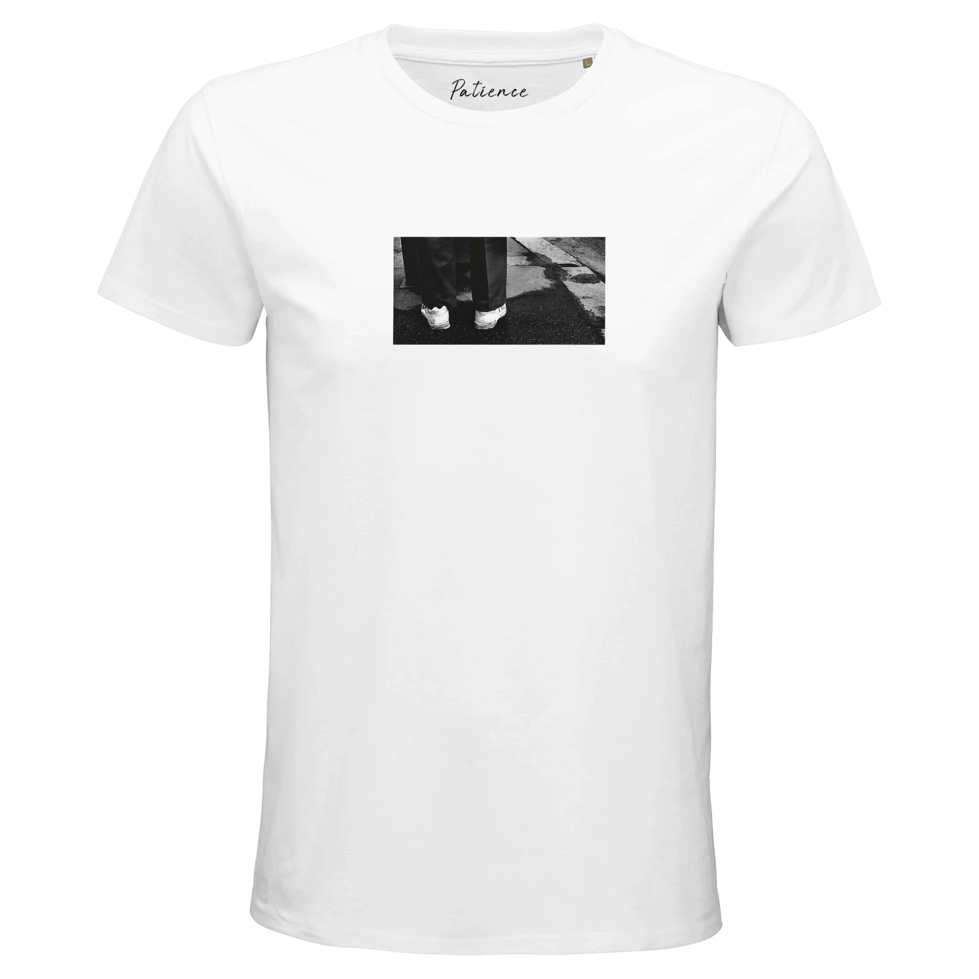 Patience - "This is Where He Stood" T-shirt White XS 16