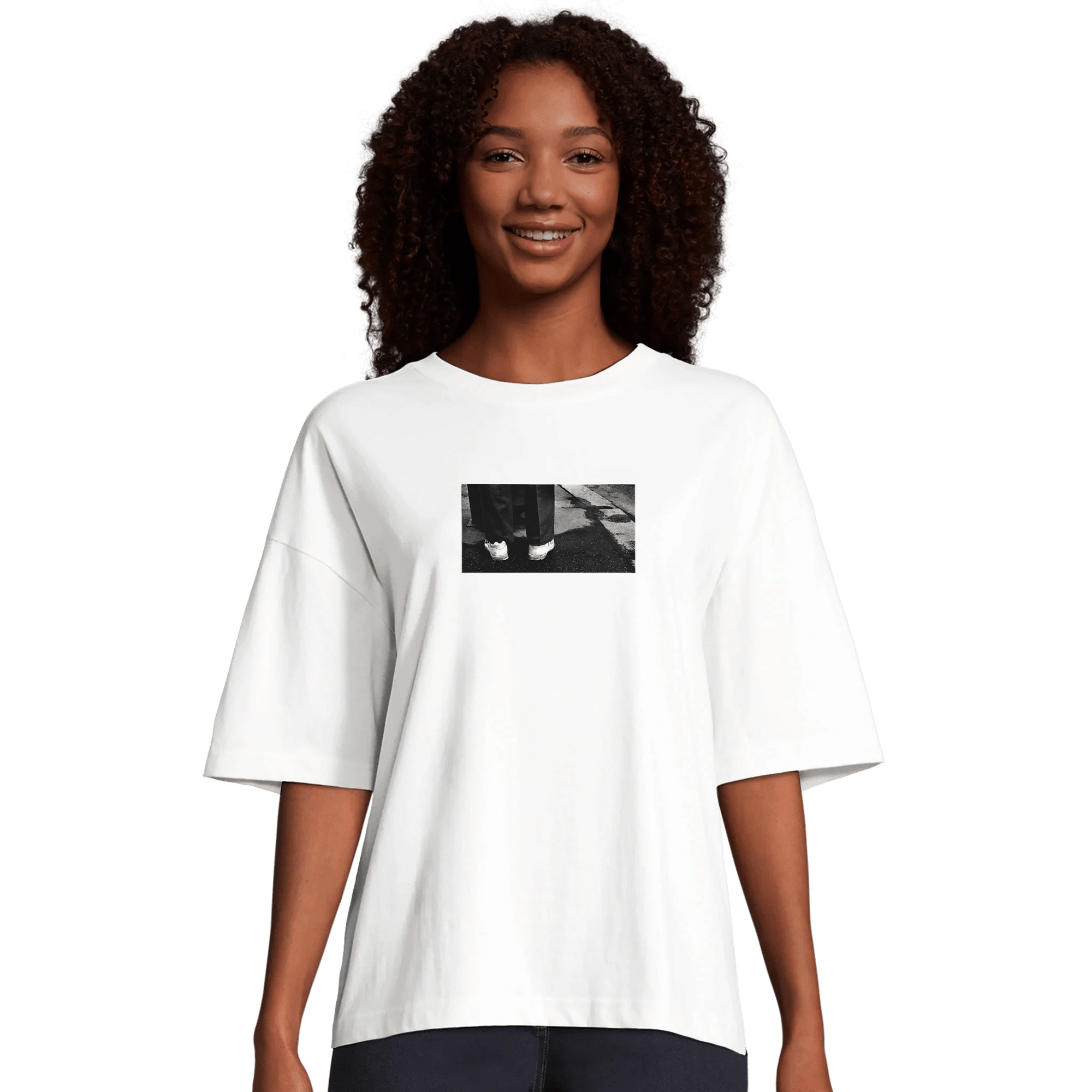 Patience - "This is Where He Stood" T-shirt Off White XS 12