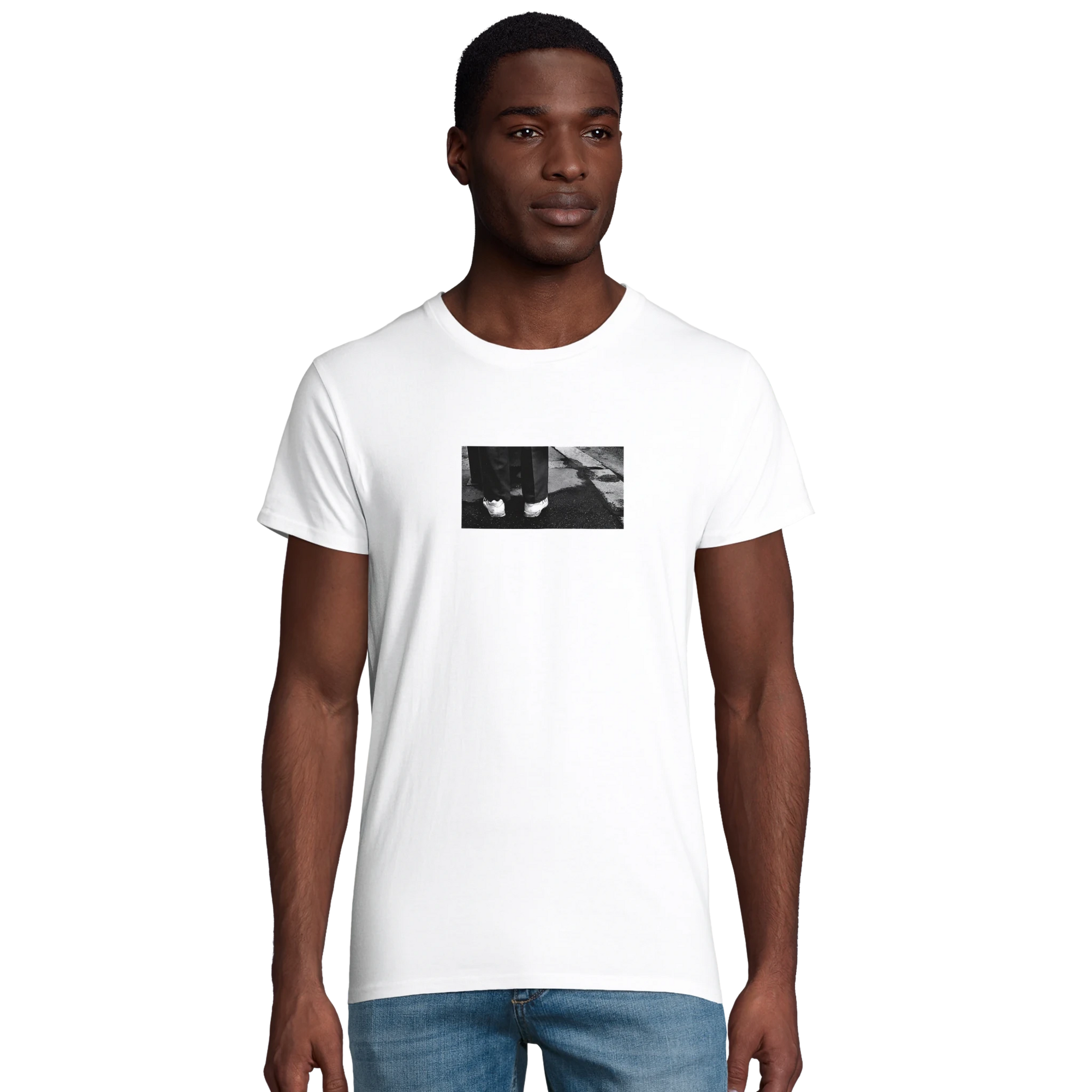 Patience - "This is Where He Stood" T-shirt White XS 4