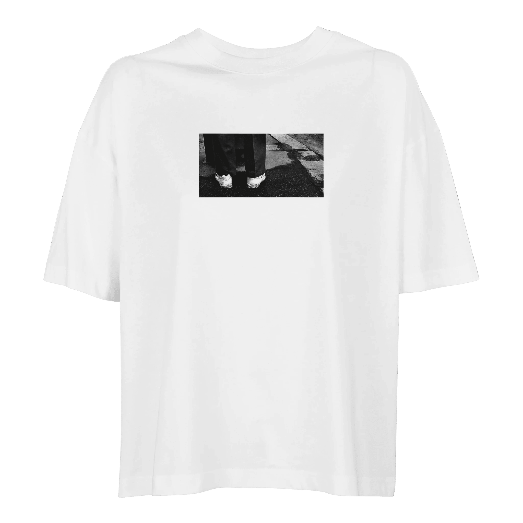 Patience - "This is Where He Stood" T-shirt White XS 1