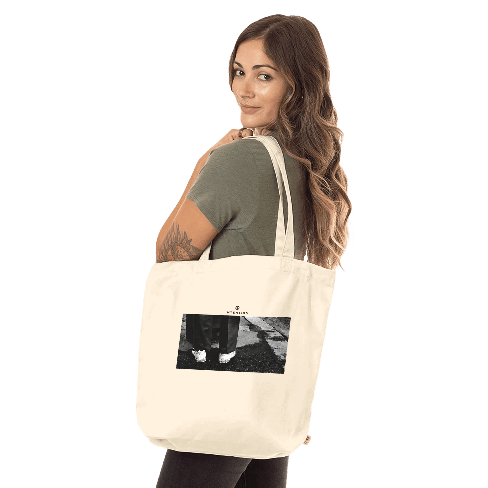 Patience - "This Is Where He Stood" Tote Bag Natural 4